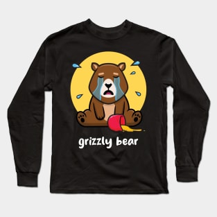 Grizzly Bear (on dark colors) Long Sleeve T-Shirt